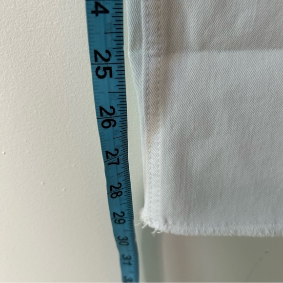 Seven7 Premium Quality Skin Fit High Rise Ankle Cropped Jeans White Size 12 - Picture 9 of 10